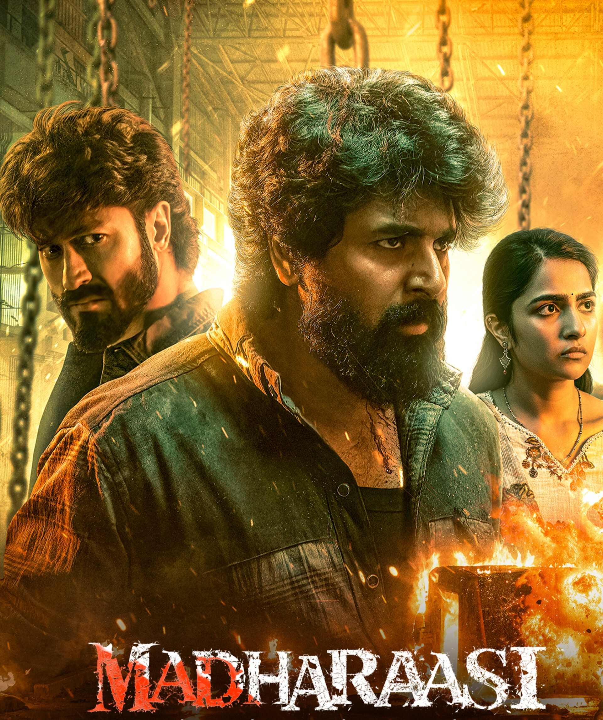 Madharaasi (2025) (Hindi + Tamil) Dual Audio South UnCut Movie HD Poster