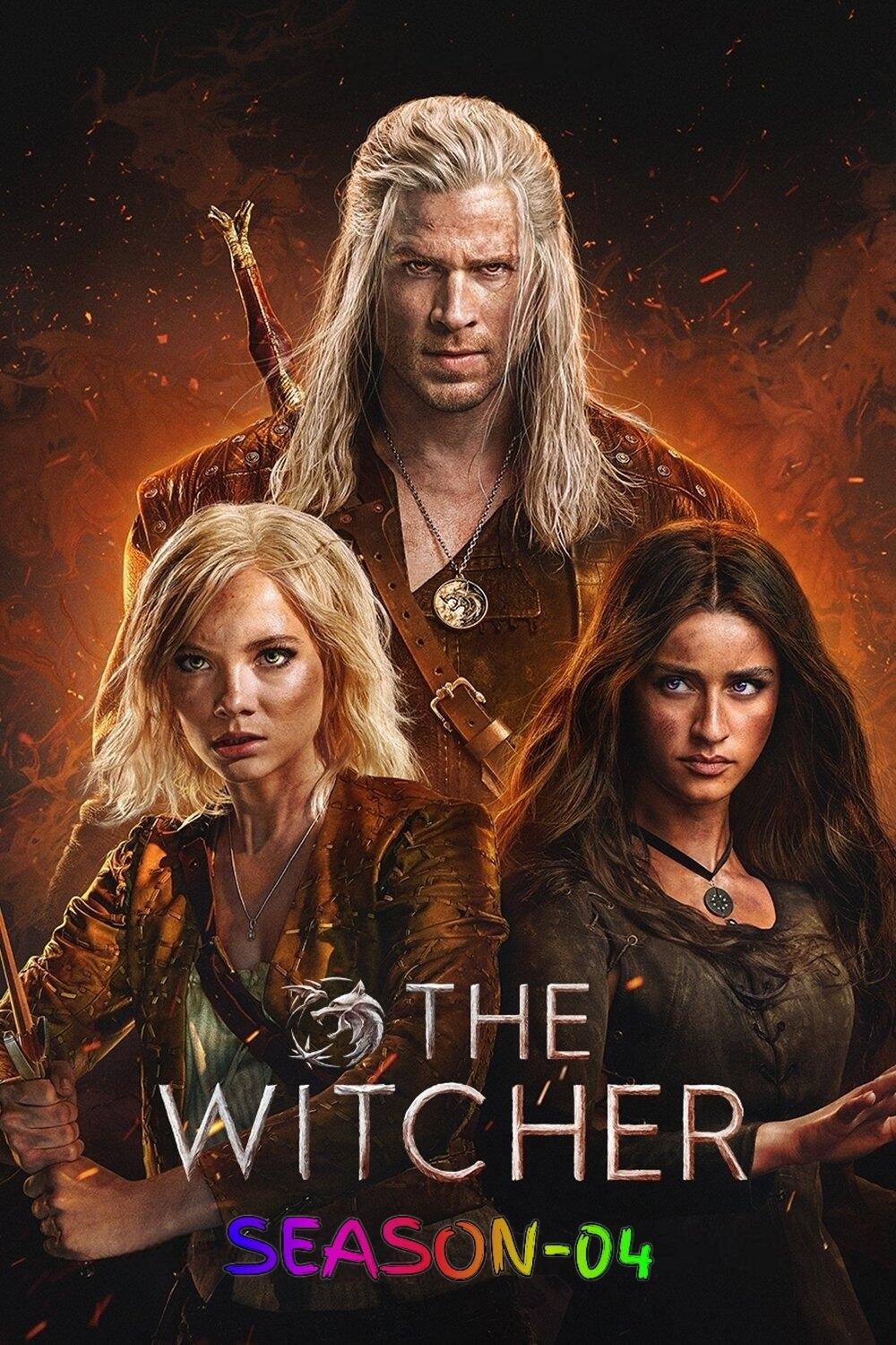 The Witcher S04 (2025) (Hindi + English) Dual Audio Completed Web Series HEVC ESub Poster