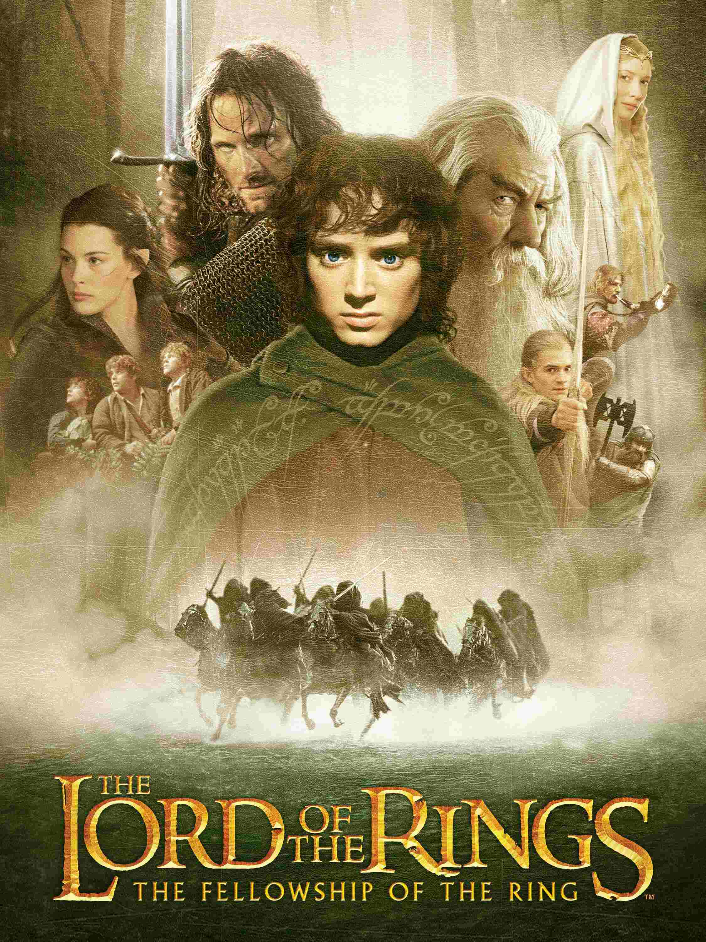 The Lord of the Rings The Fellowship of the Ring (2001) (Hindi + English) Dual Audio Hollywood Movie Poster