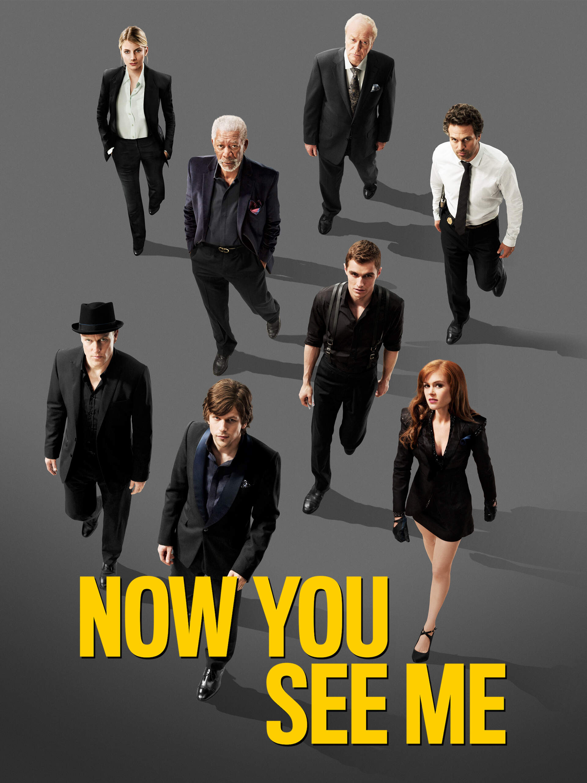 Now You See Me (2013) (Hindi + English) Dual Audio Hollywood Movie Poster